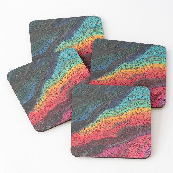 Item preview, Agate Waves designed and sold by Chaos and Chlorophyll.