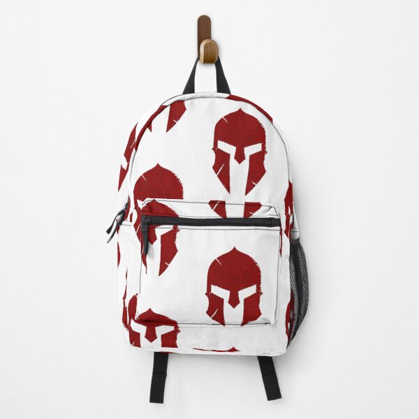 Item preview, Red Spartan Helmet Silhouette | Warrior Mask | Ancient Greek Armor Design designed and sold by thesmilngnature.