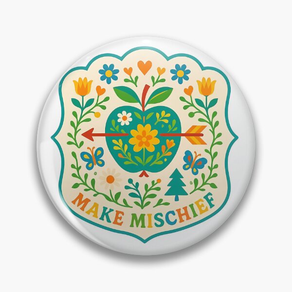 Item preview, Make Mischief - Scandinavian Folk Art by heidiannemorris © designed and sold by FOLK ART FUSION by heidiannemorris.