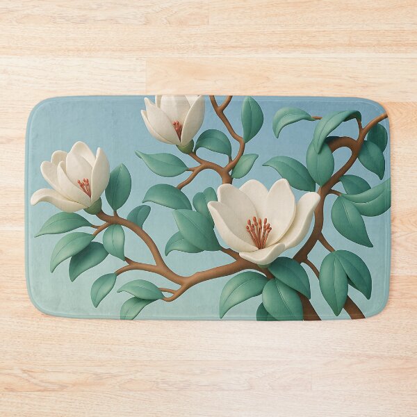 Item preview, Magnolia 3D tree and Flowers designed and sold by Karen Harding Art and Illustration .