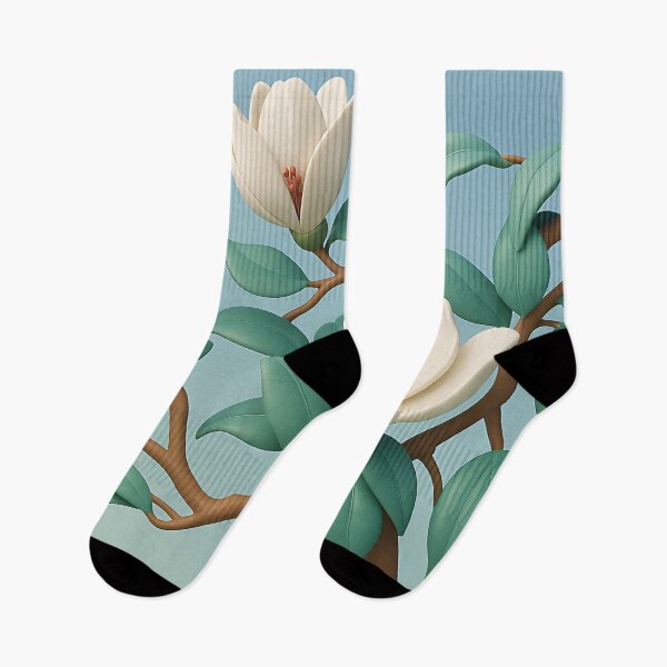 Artikelvorschau, Magnolie 3D Baum und Blumen entworfen und verkauft von Karen Harding Art and Illustration .