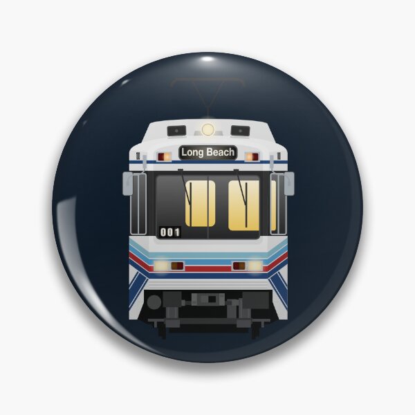 Item preview, Los Angeles Metro Rail Nippon Sharyo P865/P2020 Train (Vintage Stripes 1) designed and sold by LeonTransit.