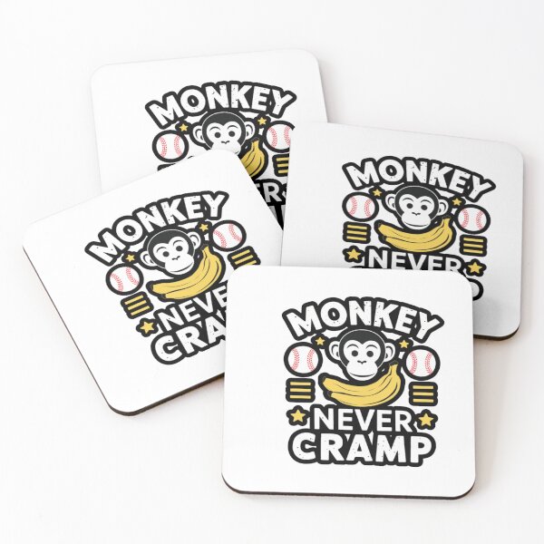 Item preview, Monkey Never Cramp - Funny  Quote Bananas designed and sold by Almanzalbert.