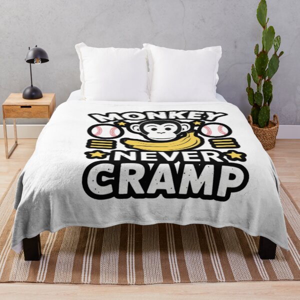 Item preview, Monkey Never Cramp - Funny  Quote Bananas designed and sold by Almanzalbert.