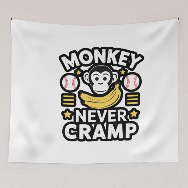Item preview, Monkey Never Cramp - Funny  Quote Bananas designed and sold by Almanzalbert.
