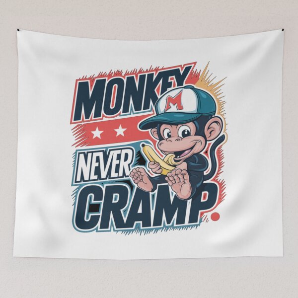 Item preview, Monkey Never Cramp - Funny Quote Bananas 2 designed and sold by Almanzalbert.