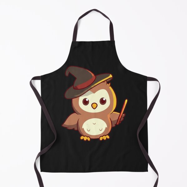 Item preview, Chibi Kawaii Owl Wizard | Cute Magic Owl with Wand | Adorable Anime Halloween Design designed and sold by ColorSplash123.