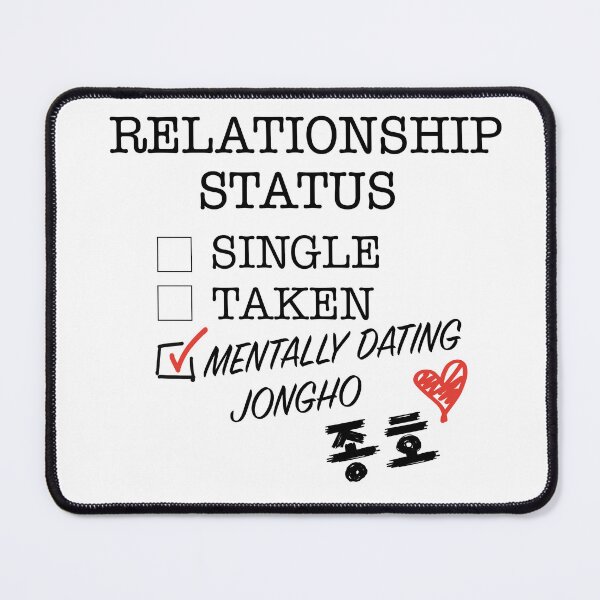 Item preview, Relationship Status - Mentally Dating Jongho designed and sold by Popsical  Prints.
