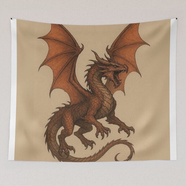 Item preview, A dragon who is angry because he didn't eat breakfast designed and sold by Sawolta30340.