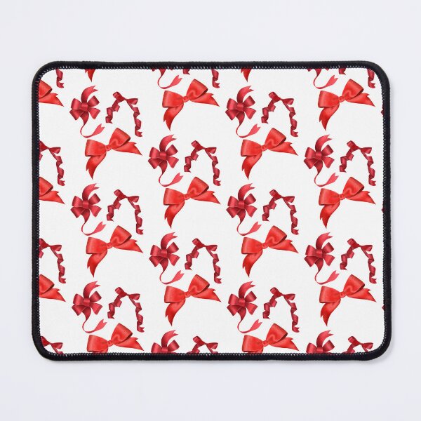 Item preview, Elegant bows made of red ribbons. Bright satin bows. designed and sold by Grin Katalina Floral Patterns & Cozy Art.