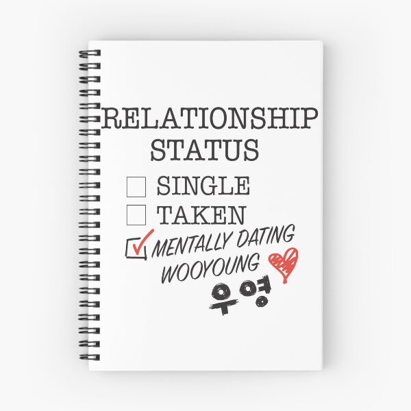 Item preview, Relationship Status - Mentally Dating Wooyoung designed and sold by Popsical  Prints.