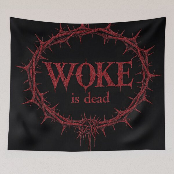 Item preview, WOKE is Dead, Finished, Over designed and sold by Huskyyy Designs.