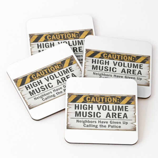 Item preview, CAUTION High Volume Music Area designed and sold by Gnfree.