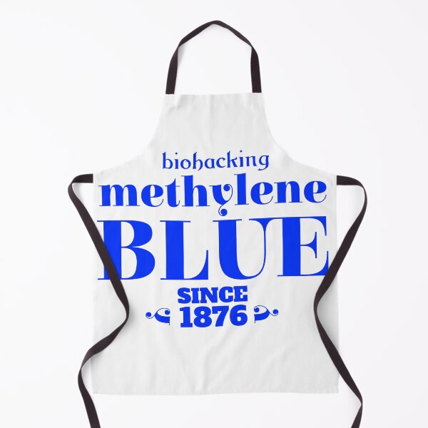 Item preview, Methylene blue biohacking  - retro and elegant typographic look designed and sold by WearTheTexts.