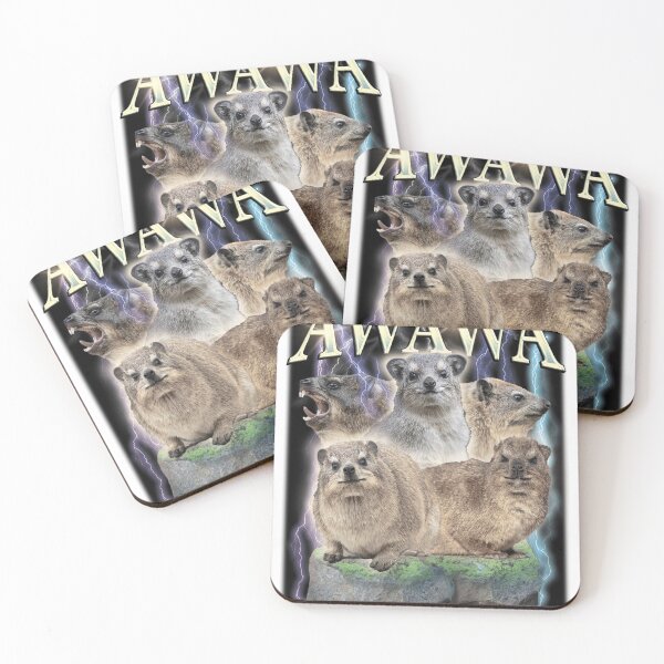 Item preview, The Hyrax Awawa Retro Vintage Design designed and sold by Abbiltenwerth.