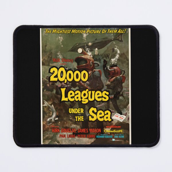 Item preview, 20000 Leagues Under The Sea (1954) Vintage Movie Poster designed and sold by RosalynnShacke.