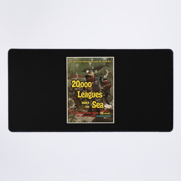 Item preview, 20000 Leagues Under The Sea (1954) Vintage Movie Poster designed and sold by RosalynnShacke.