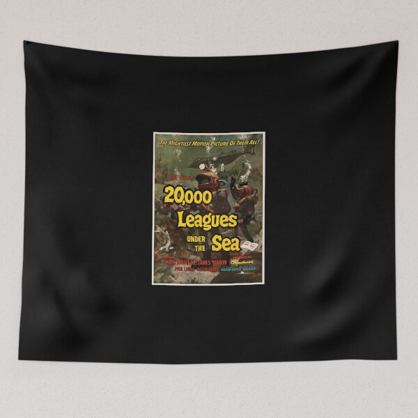 Item preview, 20000 Leagues Under The Sea (1954) Vintage Movie Poster designed and sold by RosalynnShacke.