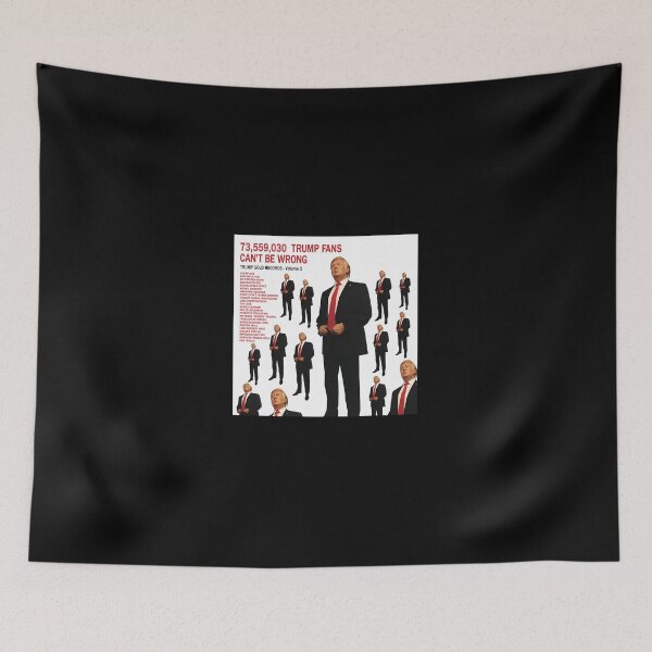 Item preview, 73559030 Trump Fans Can'T Be Wrong designed and sold by RosalynnShacke.