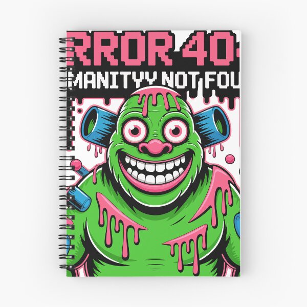 Item preview, Error 404 Humanity Not Found – Funny Tech Quote Design designed and sold by Grxcreation.