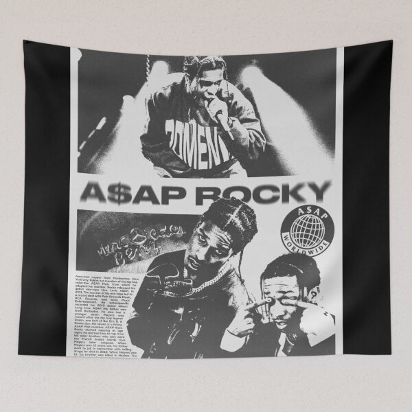 Item preview, Asap rocky art designed and sold by BubbleStreet.