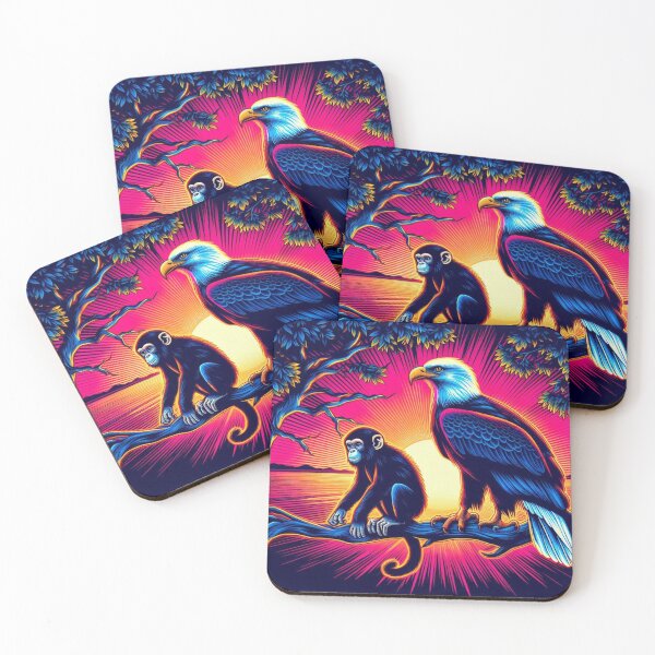 Item preview, Eagle and chimp designed and sold by Dogandesighn.