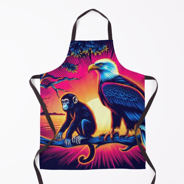 Item preview, Eagle and chimp designed and sold by Dogandesighn.