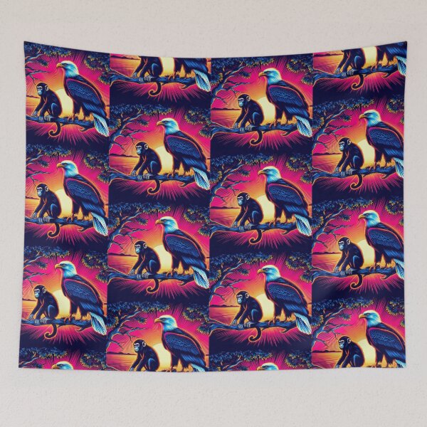 Item preview, Eagle and chimp designed and sold by Dogandesighn.