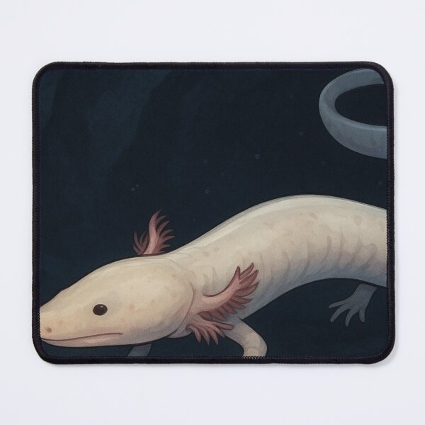 Item preview, Olm - Rare Blind Cave Salamander designed and sold by NocturnalNook.