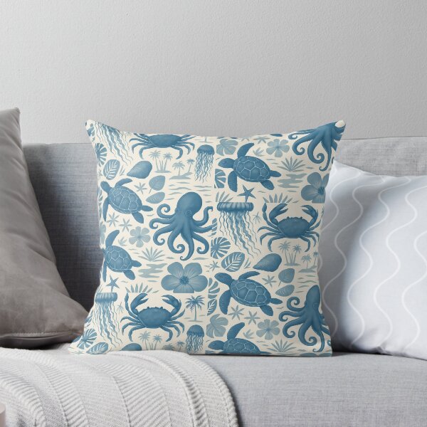 Item preview, Marine Life Pattern with Sea Creatures designed and sold by PalleteBay.