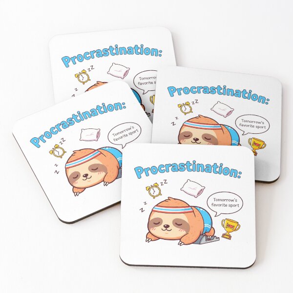 Item preview, Procrastination: Tomorrow's favorite sport. designed and sold by Liberty Labels.