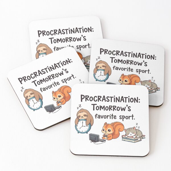 Item preview, Procrastination: Tomorrow's favorite sport. designed and sold by Liberty Labels.