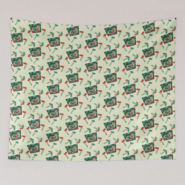 Item preview, Festive Pixel Miner designed and sold by Sonia Osiecka Ramsurn.