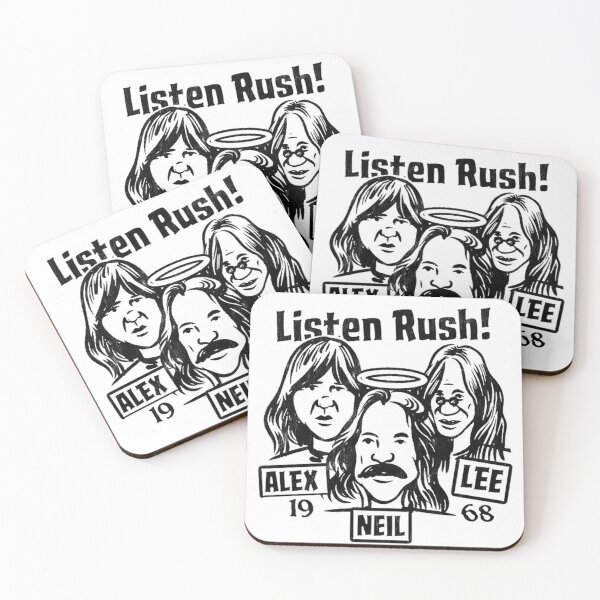 Item preview, Rush Band Merch Cartoon Style designed and sold by CatherineJones8.