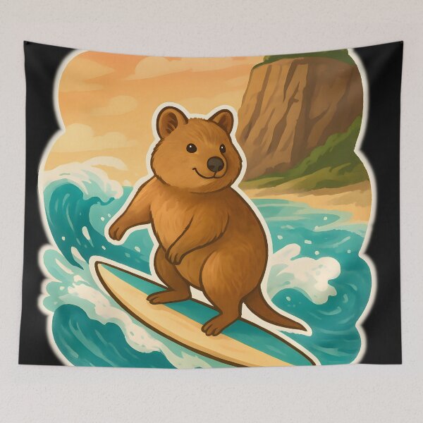 Item preview, Wave Rider Quokka designed and sold by Raubee.