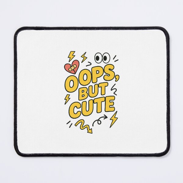 Item preview, ? Oops, But Cute – Quirky Bubble Font Cartoon Design ? designed and sold by DigitalBeast.