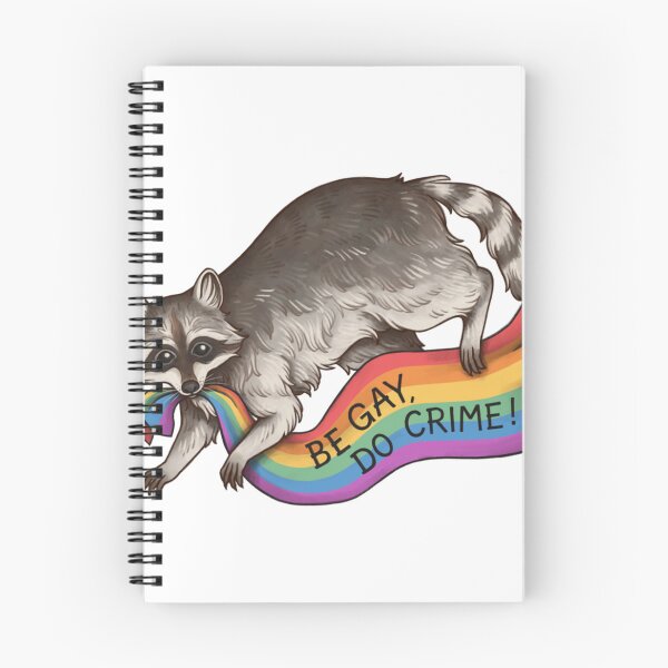 Item preview, Be Gay Do Crime - Rainbow Flag Pride Flag Stealing Raccoon Trash Panda Lgbtqia Queer Trans Alphabet Mafia Funny Pride Shirt Csd Pride Month designed and sold by Vellasinski.