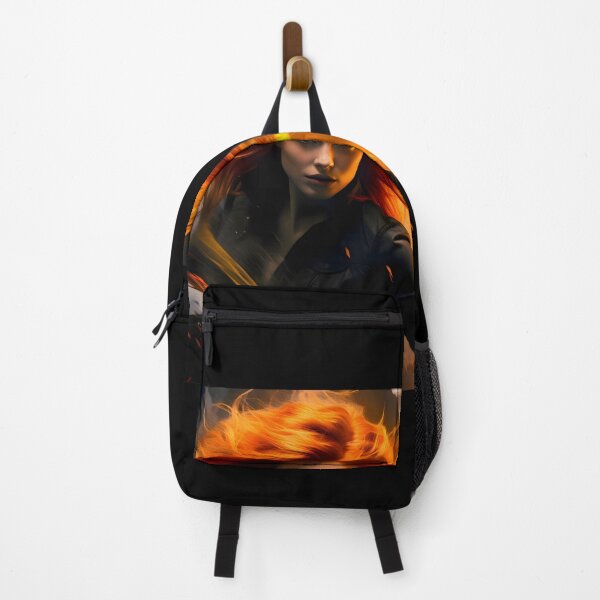 Item preview, A Movie Poster Of A Ginger-Haired Model Amidst A High-Octane Adrenaline-Fueled Action Scene. designed and sold by AnitaGreinerd.