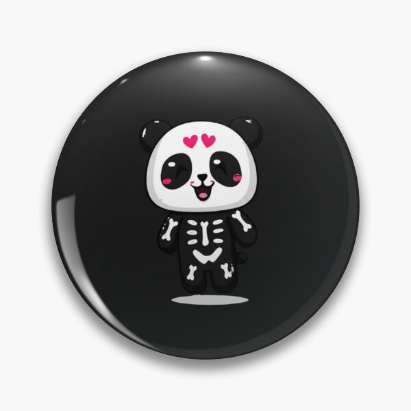 Item preview, Chibi Kawaii Panda Skeleton | Cute Funny Halloween Panda | Anime Animal Design designed and sold by ColorSplash123.