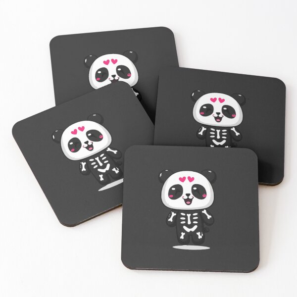 Item preview, Chibi Kawaii Panda Skeleton | Cute Funny Halloween Panda | Anime Animal Design designed and sold by ColorSplash123.