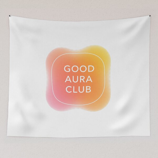 Item preview, Good Aura Club Aesthetic Design designed and sold by ArtByYunus.