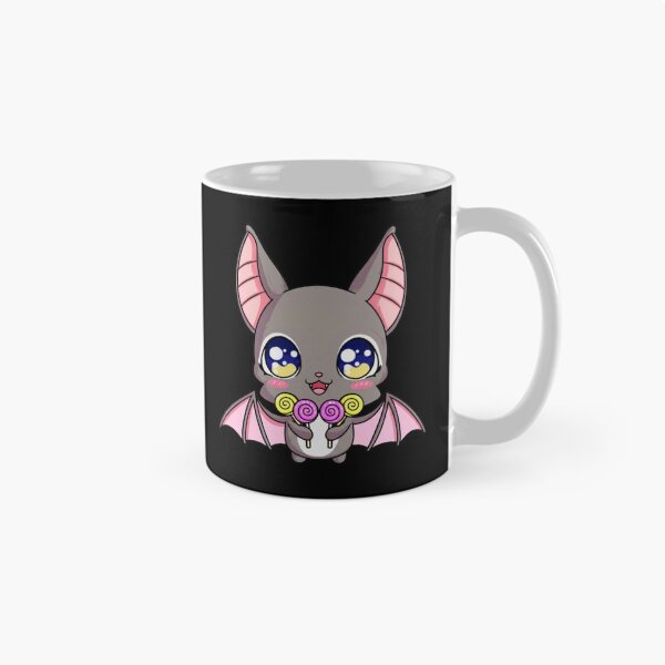 Item preview, Chibi Kawaii Bat Halloween | Cute Bat with Lollipops | Funny Anime Animal Design designed and sold by ColorSplash123.