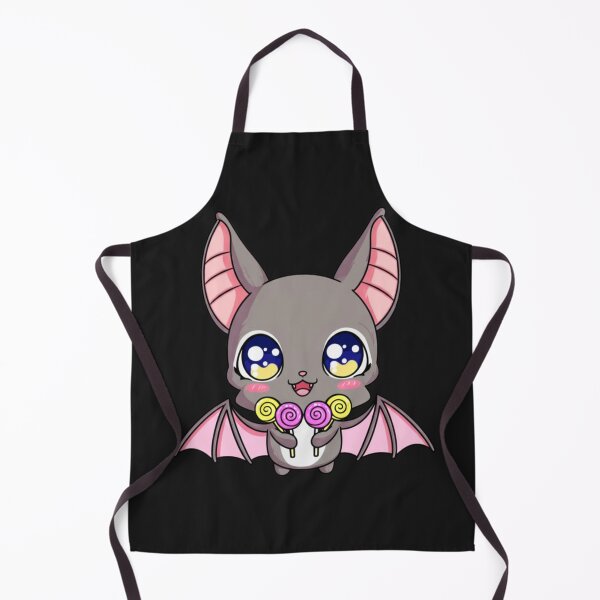 Item preview, Chibi Kawaii Bat Halloween | Cute Bat with Lollipops | Funny Anime Animal Design designed and sold by ColorSplash123.