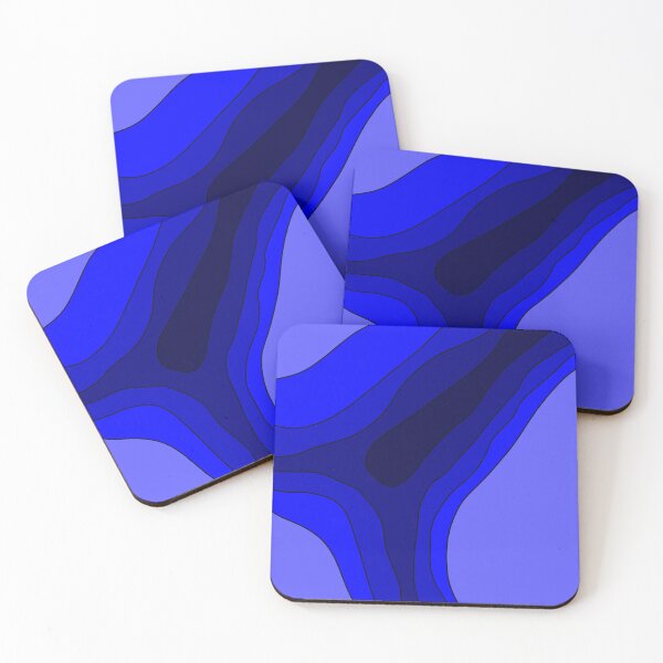 Item preview, Aesthetic blue wave design  designed and sold by TAbstractDesign.