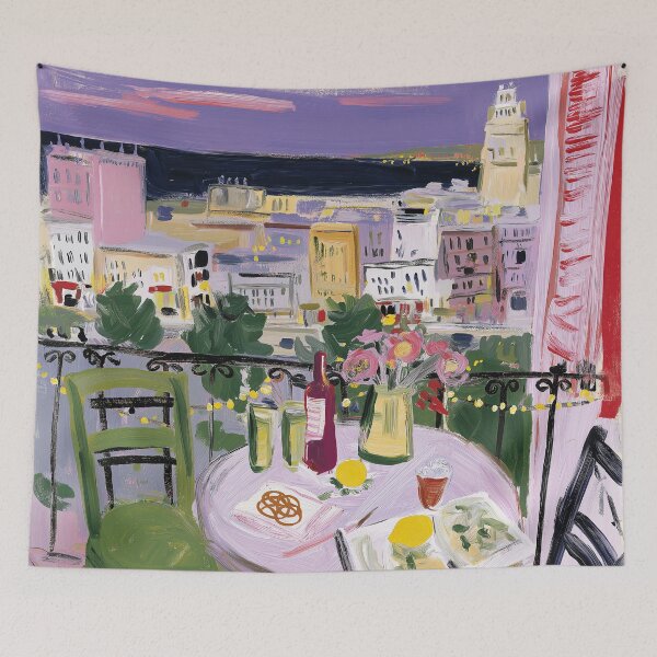 Item preview, Champagne Sunset Balcony designed and sold by Venon28.
