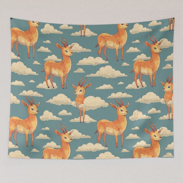 Item preview, Cute Nursery Antelope Pattern designed and sold by bapupa.