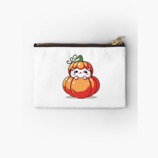 Artikelvorschau, Chibi Kawaii Igel im Kürbis | Süßer lustiger Halloween-Igel | Anime-Tierdesign entworfen und verkauft von ColorSplash123.