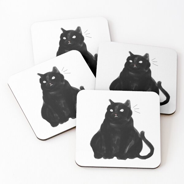Item preview, black cat designed and sold by khunkwan.