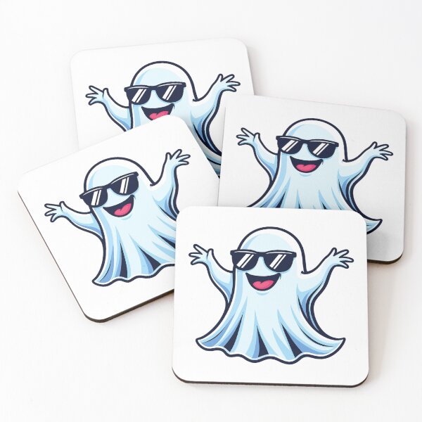 Item preview, Cool Ghost Halloween  – Funny Spooky Ghost with Sunglasses designed and sold by WojcikDesigners.