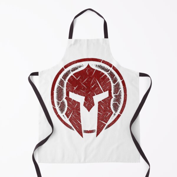 Item preview, Red Spartan Helmet Crest | Warrior Mask Design | Ancient Greek Armor Art designed and sold by thesmilngnature.